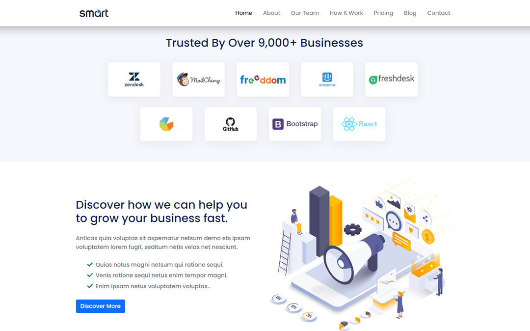 Smart Landing Page
